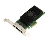 KALEA-INFORMATIQUE Scheda Ethernet Gigabit LAN PCIe 2.5 x4 con 4 porte RJ45. Quad Chipset Intel I225 - NIC 10 100 1000 2500 1G 2,5G - Alto profilo basso
