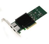 Pcie 3.0 8X DUAL ETHERNET RJ45 10G 5G 2.5G 1G 2 PORTI - CHIPSET Intel X710-T2