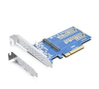 PCIe 3.0 to NVMe (2) M.2 Adapter for M.2 (M Key) SSD, PCIe X8, Requires Motherboard BIOS Support for Bifurcation