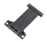 PCIE 4.0 x1 VerlÃ¤ngerungskabel, Dual 90 rechtwinklig, GPU-Riser, 10 cm