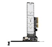PCIe 5.0 Expansion Card - 5.04 inch PCIe Adapter Converter | Heatsink Backup Drive Adapter - High-Speed M.2 Storage Upgrade with Built-in Cooling for Efficient Data Transfer, Ideal for Workstations