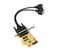 Pcie A 2/4 Porte RS232 DB-9 DB9 Controller PCIE Controller Scheda Adattatore Scheda di Alimentazione AX99100 Chip