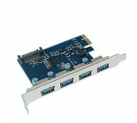 PCIe a 4 porte USB 3.0 Hub con 4 porte USB 3.0 PCI-E PCI Express 5.0 Gbps chipset 19PIN FL1100 sostegno WIN10 Win8 Mac OS
