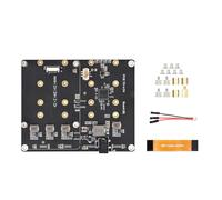 PCIe A 4CH NVMe 4 Port Hard Drive Board Con Luce LED Hard Drive Scheda Adattatore Per 2280/2260/2242/2230 PCIE Adapter