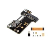 PCIe a M.2 Adattatore NVMe HAT per Raspberry Pi 5, Supporto NVMe Protocollo M.2 Solid State Drive 2230/2242, Supporta Modalità Gen2 e Gen3, Supporto Dell'avvio di PI5 da SSD