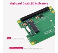 PCIe a M.2 HAT+ per SSD NVMe M.2 Gen2 Gen3 da 512 GB