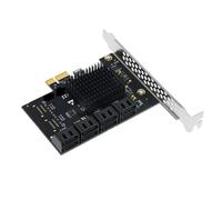 PCIe a scheda di espansione Moltiplicatore di porte 8 Controller PCI Express X1 Adattatore SSD 3 HDD PCI E SATA3 Riser
