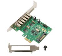 Pcie a USB Expansion Scheda 6 USB20 interfaccia 15perno Sata 480Mbps | 6 porta USB2.0 Pci Express scheda,Compatibile USB2 X1,6 porte,Ampio compatibile,Pratico e USB2,Scope di USB2