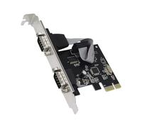 PCIe al doppio RS232 9Pin Serials Port Card 2 9 Pin Larghezza di banda alta per dispositivi industriali e carta PCIe stampanti