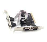 PCIE alla carta 9Pin RS232 per controllo industriale e sistemi di posizione con la carta automatica del porto di PCIE di riconoscimento