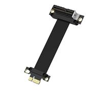 PCIE Extension Cable PCIE PCI Express 1X to 4X Extension 90 Degree Cable, 180mm