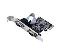 PCIe industriale alla carta dell'adattatore di DB9pin 9Pin delle interfacce del porto di 2 per la trasmissione veloce di velocità di applicazioni multiple