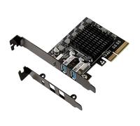 PCIe industriale alla scheda di espansione Asmedia3242 di trasferimento dati del Usb A/Usb per le catture della macchina fotografica