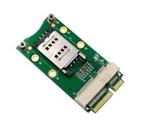 PCIE industriale di LTE al connettore dell'adattatore di PCIE con la scanalatura per schede per il modulo WWAN/LTE 3G adatto ad attrezzatura di controllo industriale del PC