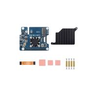 PCIe to M.2 Adapter with PoE Function for Raspberry Pi 5 POE HAT M.2 HAT+ Supports NVMe