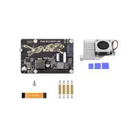 PCIe to M.2 Xpansion Board with PoE Function Supports NVMe Protocol M.2 Solid State Drive for Raspberry Pi 5 PoE HAT