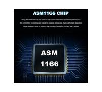 PCIE un 6Gpbsx6-Port Expansion Card+Cavo M.2 MKEY PCI-E Scheda Riser M.2 NVME un SATA3.0 ASM1166 Supporto PM