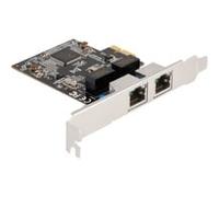 Delock Scheda PCI Express x1 per 2 x RJ45 Gigabit LAN PCI Express 88615