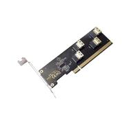PCIE X16 fino a M.2 NVME Expansion Card 4 porte a piena velocità trasmissione della scheda di espansione per Win7 / 8/10