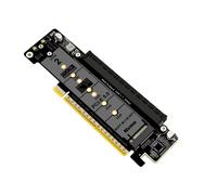 PCIe X16 to X8 X4 X4 Splitter Card M.2 NVMEx2 Input Expansion Adapter Card Support 2280/2260/2242/2230 SSD