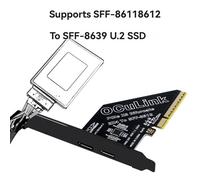 PCIe4.0 X8 A 2Port SFF8611&8612 Oculink Scheda D'Espansione To SFF-8639 U.2