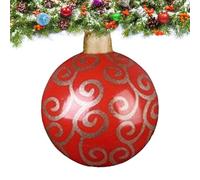 Pcingsia Palline di Natale gonfiabili giganti, decorazione natalizia da 61 cm, per esterni, per albero di Natale, cortile, giardino, decorazione esterna