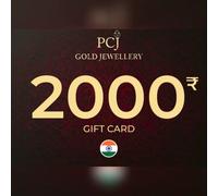 PCJ Gold Jewellery Gift Card 2000 INR Key - INDIA