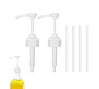 pclapora 2 Pezzi Dispenser Pompa Sciroppo, Compatibili con Pompa di Sciroppo di Caffè Monin, Pompar Dosatrice per Bevande, Set di Erogatori di Pompar, Attacco Riutilizzabile