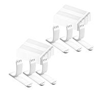 pclapora 36 Paia Strisce Appendi Quadri Adesive Resistenti, Strisce a Strappo per Appendere Quadri, Appendiquadri Senza Chiodi, Nessun Danno, Adesivo da Parete, per Cornici Fotografiche, Poster