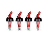 pclapora 4 Pezzi Versatore Automatico Misurato, 4cl Versatori per Bottiglie, Dosatore Cocktail, Dosatore Misurato Automatico per Bottiglie, Pratico Versatore in Plastica per Bar, Bevande, Cocktail