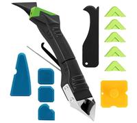 pclapora 5 in 1 Raschietto Spatola per Sigillante, Strumenti per Calafataggio Silicone Kit, Utensili di Finitura Sigillante, Spatola per Silicone, per Finestra, Piastrelle Da Cucina, Bagno