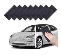 pclapora 8 Pezzi Panno Nano Sparkle, Cancellare Graffi Panno Auto, Multifunzionale Nano Sparkle Cloth, Rimuovi Graffi Auto per Rimuove Le Macchie, Rip e Macchie di Acqua