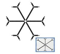 pclapora Elastici per Lenzuola, Ferma Lenzuola, Cinghie Tendi Lenzuolo Regolabili con 12 Clip in Metallo, Clip Lenzuolo, Lati Regolabile Elastico per Tutti i Formato Rotondo e Quadrato Materassi, Nero