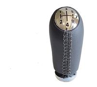 pclele pomello del cambio auto nero grigio punto cromato MT pomello del cambio adatto per Scenic II MK2 per Megane 2 MK2 MK cambio auto in alluminio (colore: argento-cromo) (argento-cromo)