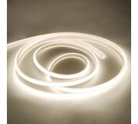 pcning 220 Volt Striscia LED COB 3M Luminous Strip, 3 Meters IP67 Flessibili Strisce 4000K Bianco per Interno Esterno (Bianco, 3M)