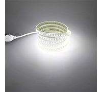 pcning Strisce LED 220V IP67 Impermeabile 3 Metri 120leds/m Luminosita Bianca con Spina Barra LED Esterno 6000K Striscia (Bianco Freddo, 3)