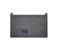 Pcprice Tastiera Originale per HP Pavilion 15-BS 250 G6 con TOPCASE PALMREST Nero