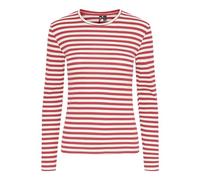 Pcruka LS Top Noos BC, Bittersweet/Stripes:Cloud Dancer, M