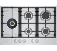Bosch Serie 6 PCS7A5I90 , Piano cottura a gas, 75 cm, Acciaio inox