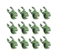 Pcscevcr 36 fibbie in pellicola per serra, clip per connettore a traliccio per piante, puntali in plastica girevoli, morsetto per staffa di connettore, accessori per attrezzi da giardino (16 mm)