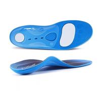 PCSsole Solette ortesi di supporto all'arco plantare, solette per scarpe per piedi piatti, dolore al tallone, fascite plantare, pronazione per uomini e donne, Blue, M:Men(8-9.5)28cm