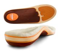 PCSsole Solette Ortopediche Spesse in Lana Calda per Fascite Plantare, Solette per Sperone Calcaneare, Piedi Piatti, Dolore al Piede, Supporto dell'Arco, Solettes Invernali per Uomini e Donne