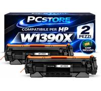 PcStore 2 Toner Compatibili 139X W1390X con Chip per HP LaserJet Pro 3002dw e MFP 3102fdw | Nero 4.000 Pagine per Toner | Kit 2 Pezzi