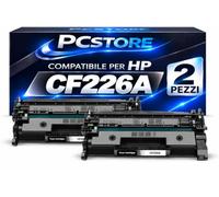 PcStore 2 Toner Compatibili CF226A 26A / Canon 052 052A Nero 3.100 Pagine | per HP LaserJet Pro M402 M426 e Canon i-SENSYS LBP212 LBP214 LBP215 MF421 MF426 MF428 MF429 | Kit 2 Pezzi