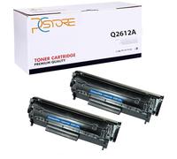 PcStore 2 Toner Compatibili Q2612A 12A Cartuccia Laser per HP Laserjet 1010 1012 1015 1018 1020 1022 1022N 1022NW 3010 3015 3020 3030 3050 3052 3055 M1005 M1319F MFP - Nero, Alta Resa