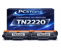 PcStore 2x Toner Compatibile TN2220 per Brother HL-2270DW DCP-7065DN MFC-7360N