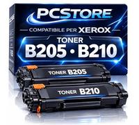 PcStore 2x Toner Compatibili Nero per Xerox B205 B210 B215 | Alta Capacità 3000 Pagine Cad. | Compatibile con B205MFP B215MFP B215DNI B205NI B210DNI