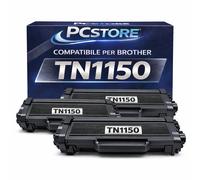 PcStore 3 Toner Compatibile Brother TN1150 Nero Alta Resa HL L1240W DCP-L1660W