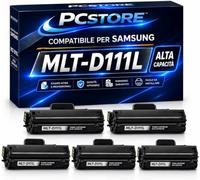 PcStore 3 Toner MLT-D111L Compatibili Samsung M2020 M2022 M2026 M2070 Nero