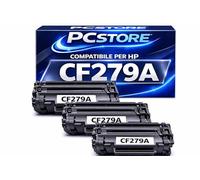 PcStore CF279A Toner Compatibili 79A Nero per HP LaserJet Pro M12a M12w MFP M26a M26nw - Cartucce Toner Alta Resa Qualità Premium (3 Pezzi)